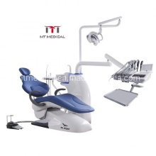 a Comfortable and Good Price Dental Unit and Dental Chair with LED Lamp or Halogen Lmp